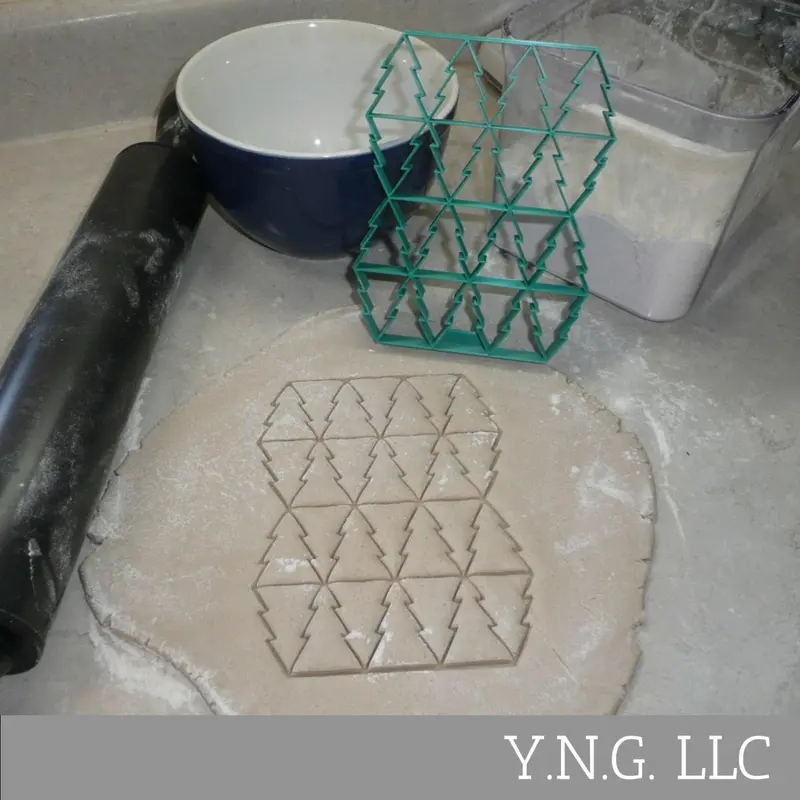 1.5" X 28" Multi-Christmas Tree Cookie Cutter Set – Made In Usa Pr5108 1