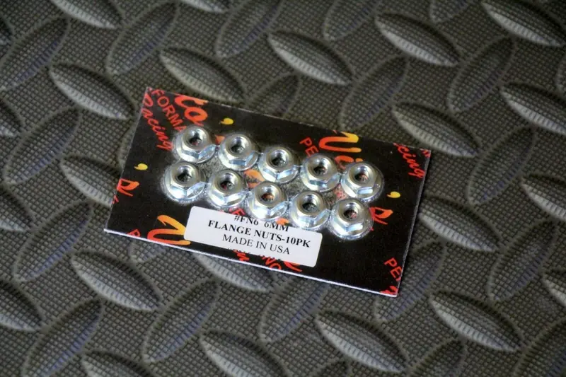 10-Pack 6Mm Flange Nuts For Yamaha Banshee & Blaster (1987–2006, Yfs200) 1