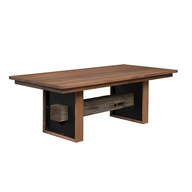 1869 Barnwood Dining Table – Rustic Reclaimed Wood Look 1