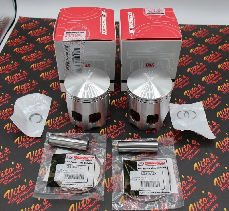 2-Pack Wiseco 795 Series Pistons For Yamaha Banshee – 115Mm Stroke, 65.00Mm Bore, Long-Rod Crank Compatible 1