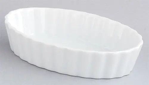 5-Inch Oval Creme Brulee Ramekin In Cream 1