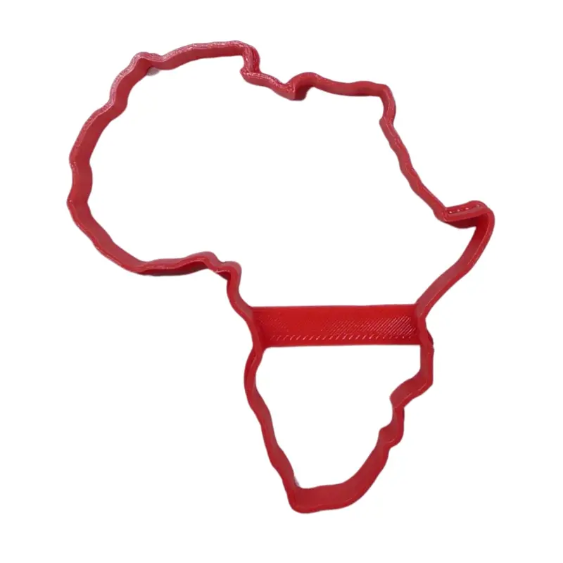 6-Pack Africa Continent Fondant Cutter – 1.75" Travel-Themed Cupcake Topper, Usa-Made Fd5349 1