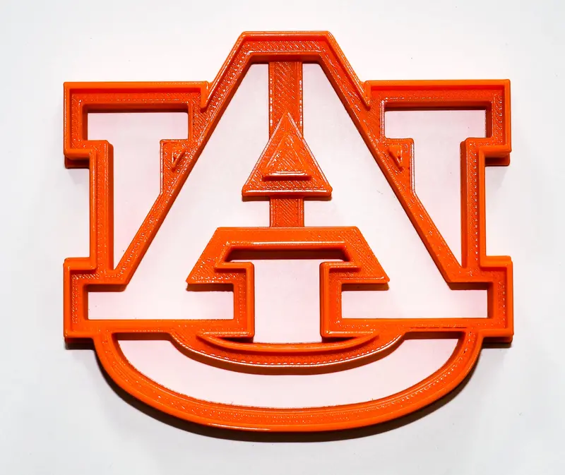 6-Pack Auburn University Fondant Cutter – 1.75" Tigers-Themed Cupcake Decor (Usa Made) 1