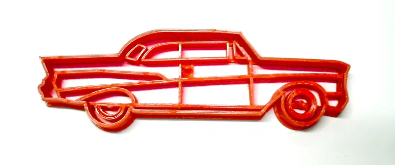 6-Pack Chevy Bel Air Fondant Cutter For Cupcakes – 1.75" Classic Car-Themed Baking Cutout (Usa Made, Fd2107) 1