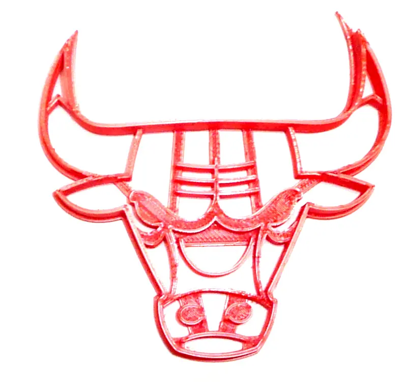 6-Pack Chicago Bulls Fondant Cutter For Cupcakes – 1.75" Sports Fan Dessert Topper (Usa Made, Fd2712) 1