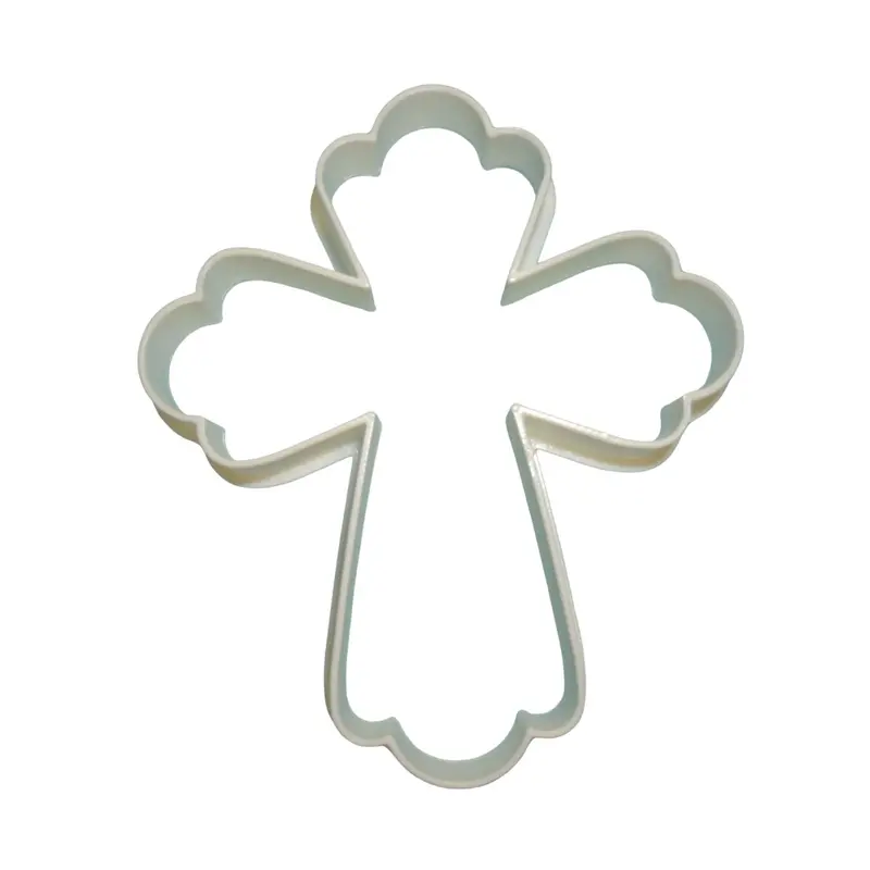 6-Pack Cross & Church Fondant Cutter Set – Religious Cupcake Topper, 1.75" Diameter, Usa-Made Fd579 1