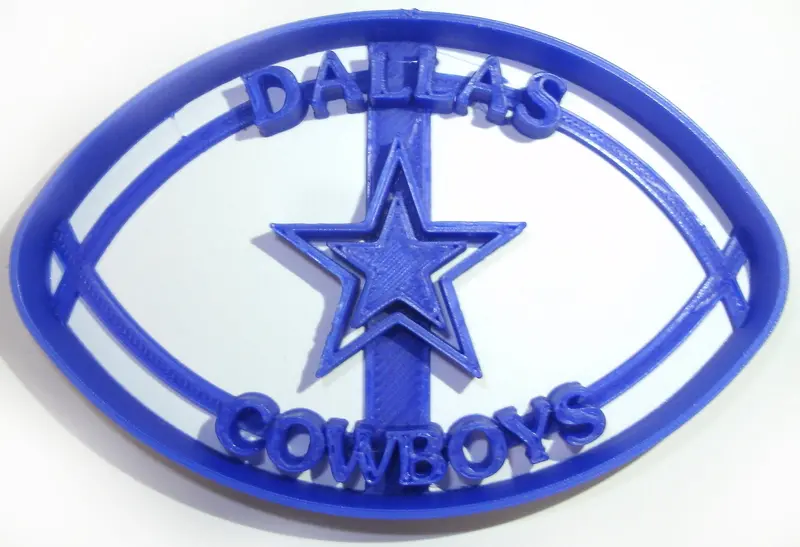 6-Pack Dallas Cowboys Fondant Cutter Set – Nfl Football Cupcake Topper, 1.75" Diameter, Usa-Made Fd934 1