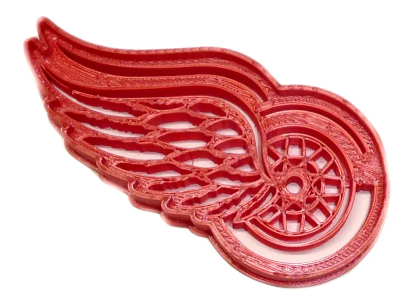 6-Pack Detroit Red Wings Fondant Cutter Set – Nhl Team Cupcake Topper, 1.75" Diameter, Usa-Made Fd2637 1