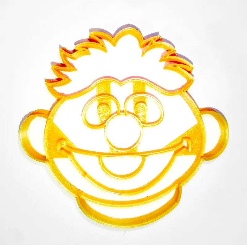 6-Pack Ernie (Sesame Street) Face Fondant Cutters – 1.75" Classic Tv Character Cupcake Decoration Kit (Usa Made, Fd2251) 1