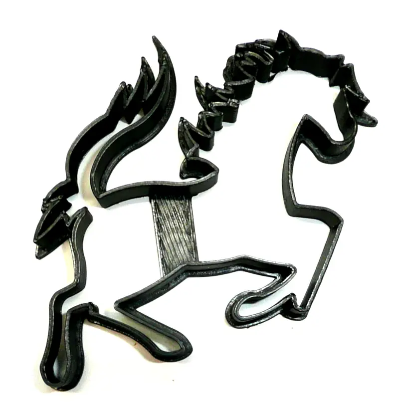 6-Pack Ferrari Prancing Horse Fondant Cutters – 1.75" Luxury-Themed Cupcake Topper Set (Usa Made, Fd2844) 1