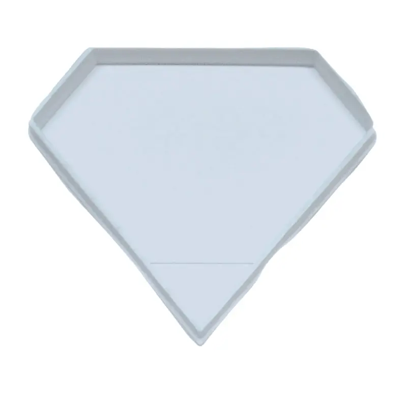 6-Pack Geometric Diamond Fondant Cutter Set – Modern Shape Cupcake Topper, 1.75" Diameter, Usa-Made Fd2686 1