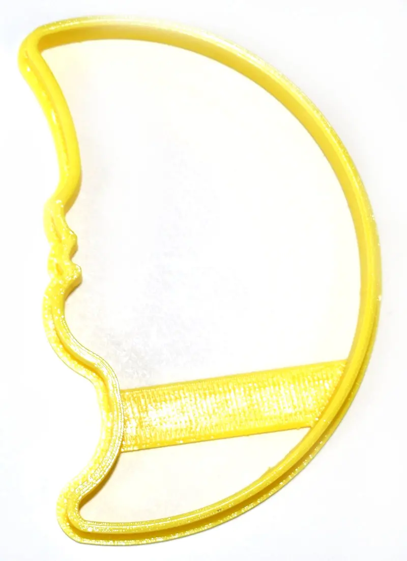 6-Pack Half-Moon Fondant Cutters – Crescent-Shaped Cupcake Decor, 1.75" Size, Usa Made Fd834 1