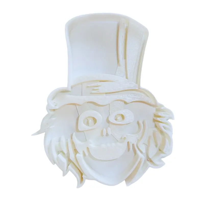 6-Pack Hatbox Ghost Fondant Cutter – Spooky-Themed Cupcake Topper, 1.75" Precision Cut, Fda-Compliant, Usa-Made (Fd958) 1