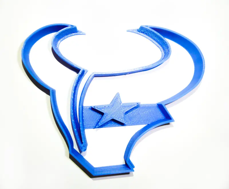 6-Pack Houston Texans Fondant Cutter – Nfl Team Cupcake Topper, 1.75", Officially Inspired Design, Usa-Made (Fd479) 1
