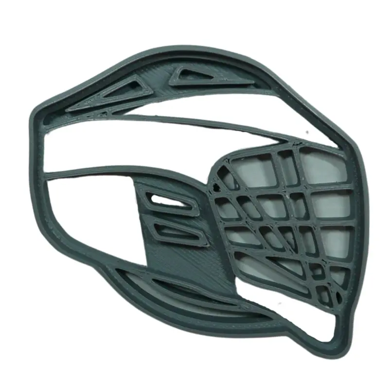 6-Pack Lacrosse Helmet (Side View) Fondant Cutter – Sports-Themed Baking Tool – 1.75 Inch – Usa-Made Fd5384 1