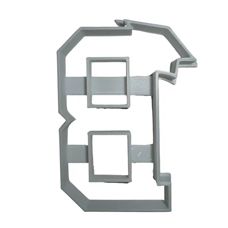 6-Pack Letter B + Graduation Cap Fondant Cutter – Educational Alphabet Outline Cookie Cutter, 1.75", Fd3723 1