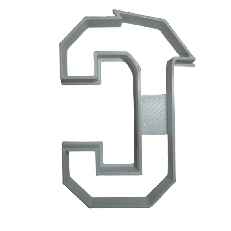 6-Pack Letter C + Graduation Cap Fondant Cutter – Commencement-Themed Letter Outline Shape, 1.75", Fd3724 1