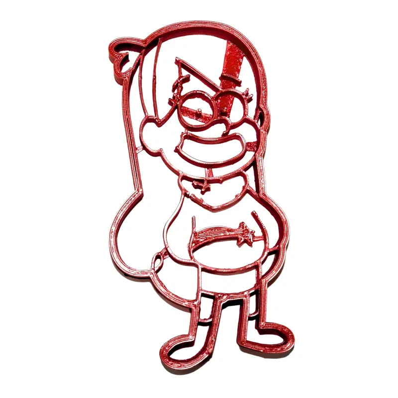 6-Pack Mabel Pines Character Fondant Cutter – 1.75" Cupcake Topper Shape, Usa-Food-Grade Fd640 1