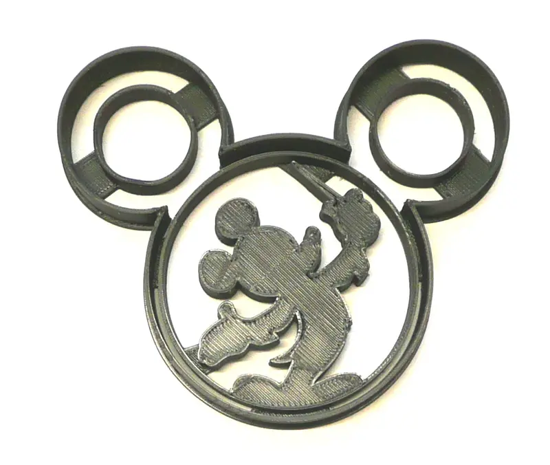 6-Pack Mickey As Train Conductor Fondant Cutter – 1.75" Disney-Themed Cupcake Decor Fd617 1