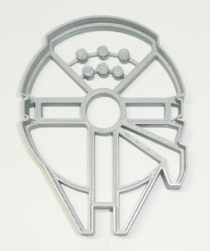 6-Pack Millennium Falcon Fondant Cutter – 1.75" Star Wars Cupcake Decor, Usa Fd2298 1