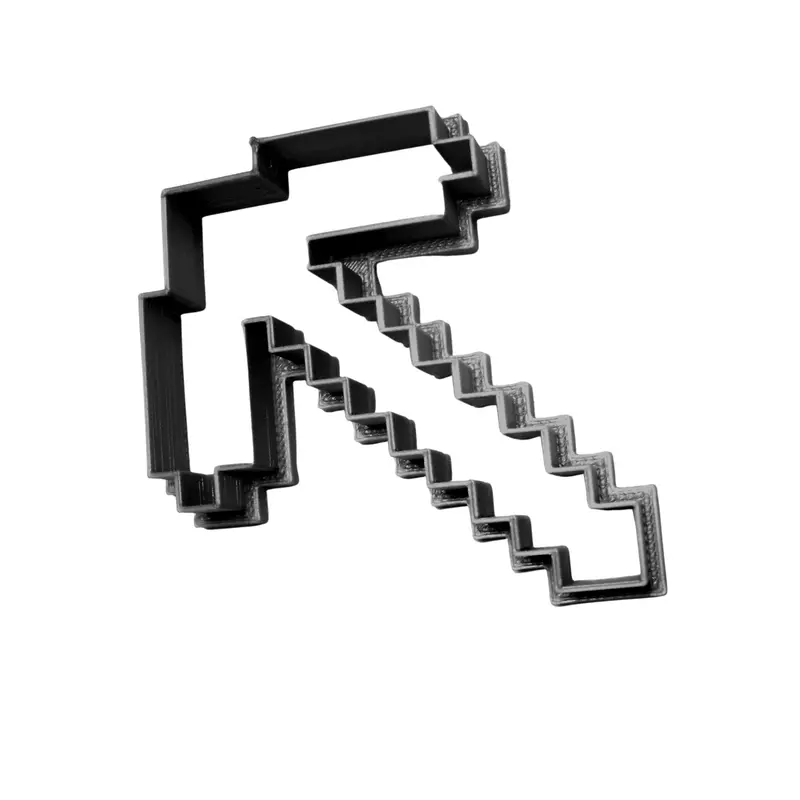 6-Pack Minecraft Pickaxe Fondant Cutters – Gaming-Inspired Cupcake Decor, 1.75" Size, Usa Made Fd521 1