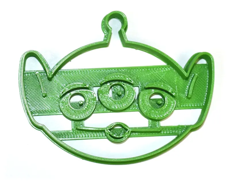 6-Pack Mini Green Alien Fondant Cookie Cutter For Cupcake Toppers – 1.75" Usa-Made Food-Safe Tool Fd724 1