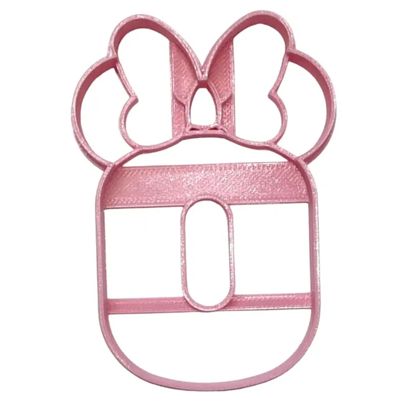 6-Pack Minnie Mouse Number 0 Fondant Cutter – 1.75 Inch Detailed Cupcake Topper, Fda-Safe, Usa 1