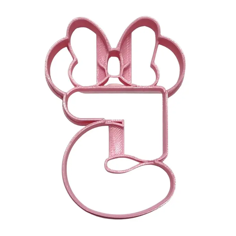 6-Pack Minnie Mouse Number 5 Fondant Cutter – 1.75 Inch Edible Decor Tool, Usa-Made & Safe 1