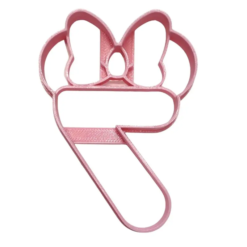 6-Pack Minnie Mouse Number 7 Fondant Cutter – 1.75 Inch Character Baking Stencil, Made In Usa 1