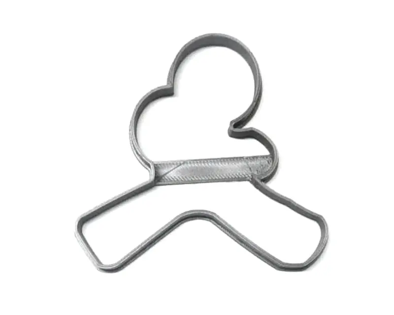 6-Pack Ninja Gingerbread Man Pose 4 Fondant Cutter For Cupcakes – 1.75 Inch Food-Safe Silicone Shape Tool (Usa Made) 1