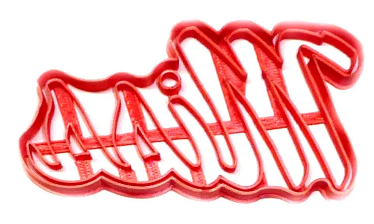 6-Pack Ole Miss Wordmark Fondant Cutters – University-Themed Cupcake Decor, 1.75" Size, Usa Made Fd2679 1