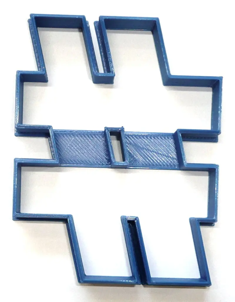 6-Pack Sharp Hashtag Fondant Cutter – 1.75 Inch Detailed Social Media Cookie Stencil 1