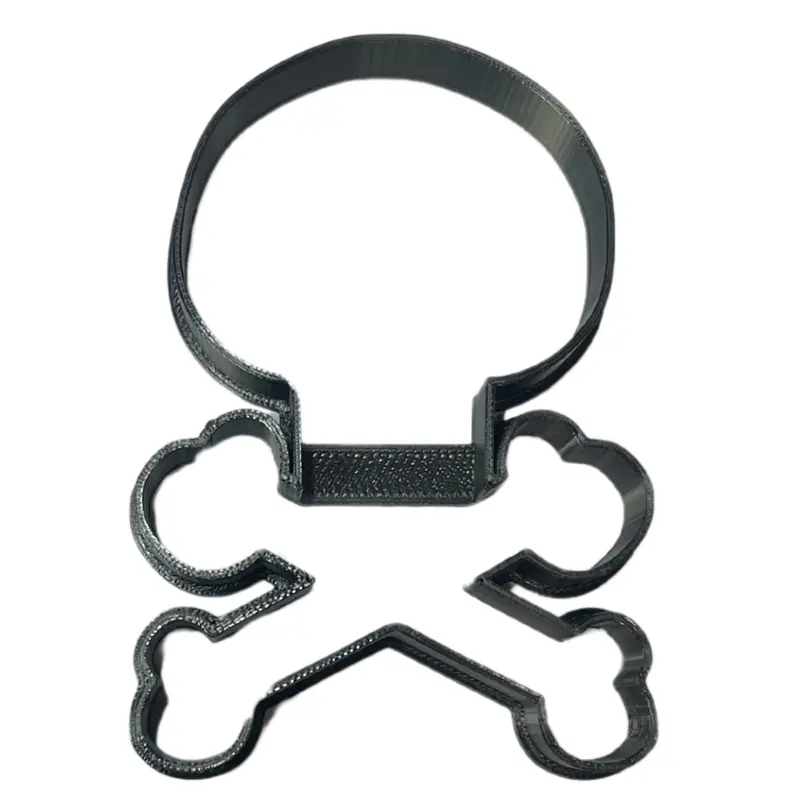 6-Pack Skull & Crossbones Fondant Cutter – Spooky-Themed Cupcake Topper, 1.75", Food-Safe, Usa Crafted (Fd5172) 1