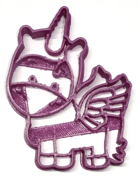 6-Pack Standing Unicorn Fondant Cutter – 1.75" Cupcake Topper For Themed Baking (Usa Made) 1