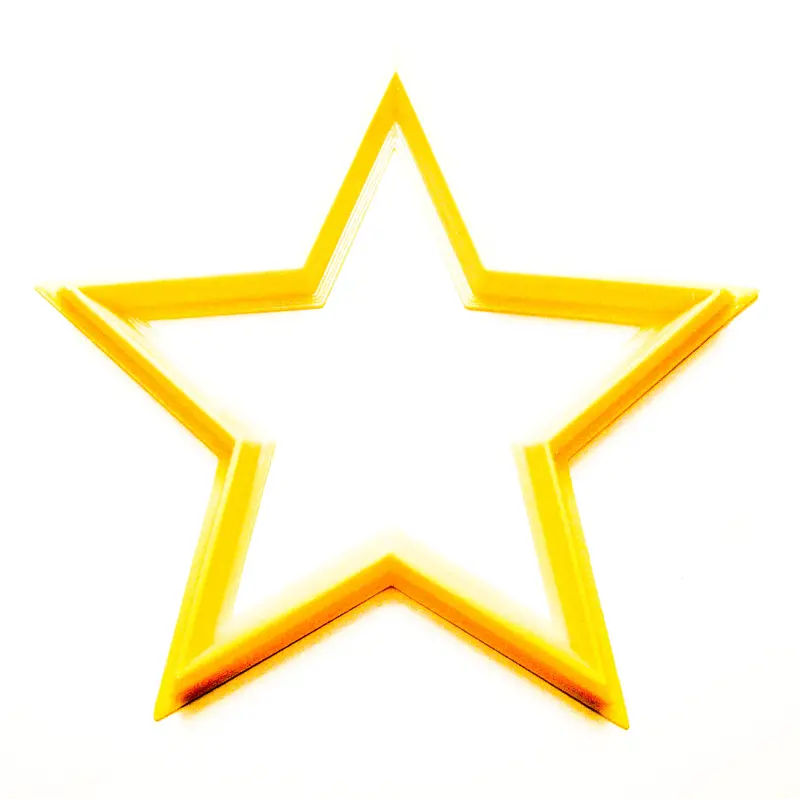 6-Pack Star Outline Fondant Cutter – Astronomy-Inspired Cupcake Topper, 1.75 Inch (Fd175) 1