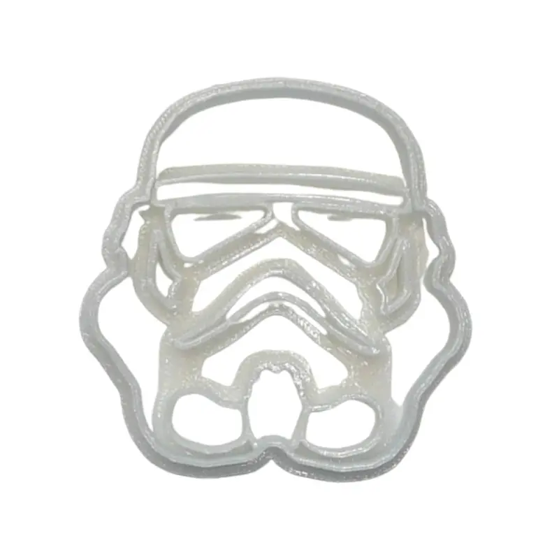 6-Pack Stormtrooper Helmet Fondant Cutter – Star Wars Themed Cupcake Topper, 1.75 Inch (Fd545) 1