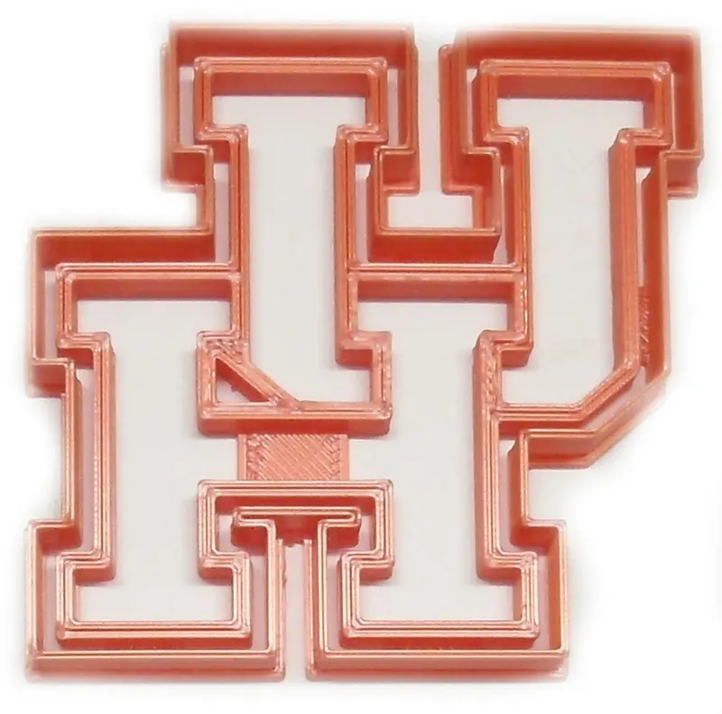 6-Pack University Of Houston Fondant Cutters For Cupcake Toppers – 1.75 Inch, Usa-Made Fd2634 1