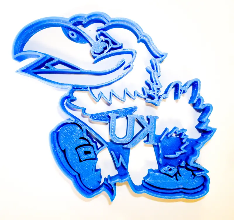 6-Pack University Of Kansas Jayhawks Fondant Cutter – 1.75" Cupcake Decor For Ku Fans (Usa Made) 1