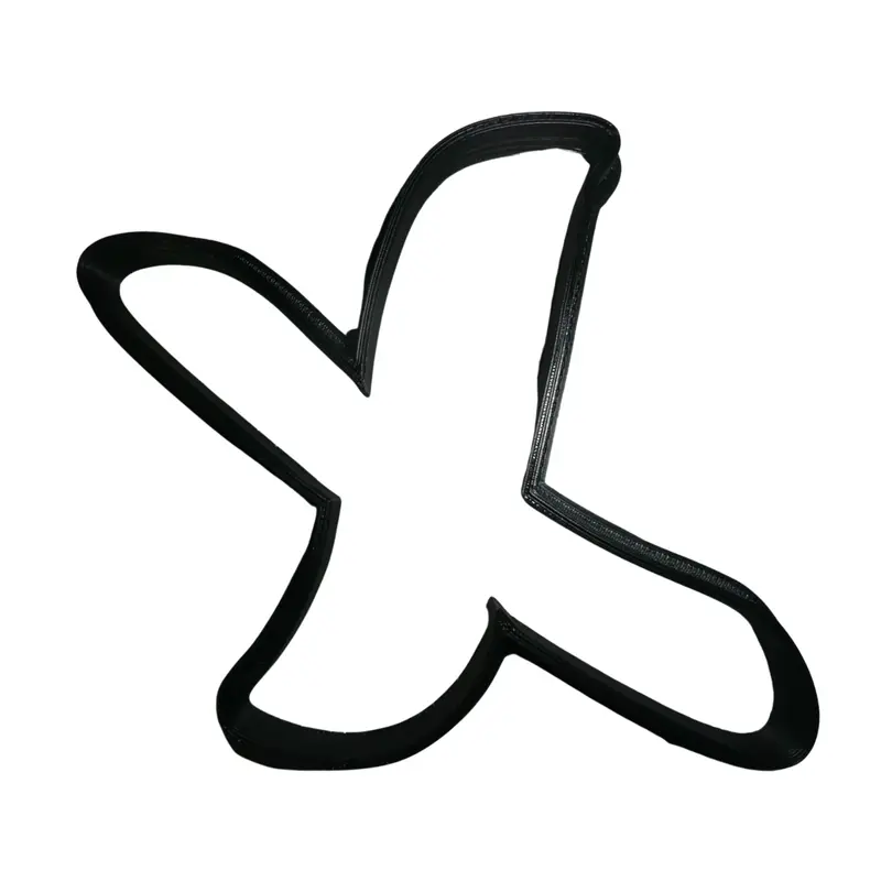 6-Pack Uppercase Letter X Fondant Cutter – Artistic Script Cut-Out For Baking (1.75" | Usa-Made | Fd3351) 1