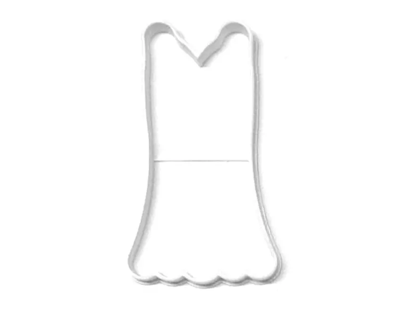 6-Pack Vintage Flapper Dress Fondant Cutter – 1.75 Inch Cupcake Topper, Usa Fd3263 1