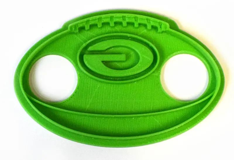 6-Piece Alternate Green Bay Packers Fondant Cutter Set – 1.75" Team-Themed Cupcake Topper, Usa-Made Fd480 1