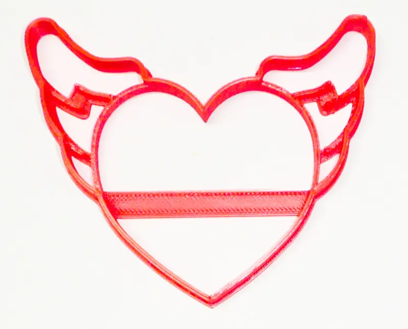 6-Piece Angel Wing Heart Fondant Cutter Pack – 1.75" Whimsical Baking Decoration Tool – Fd3324 1