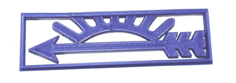 6-Piece Arrow Of Light Emblem Fondant Cutters For Scouting-Themed Cupcakes – 1.75" 1