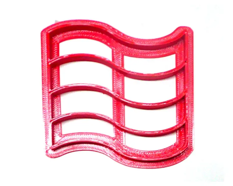 6-Piece Bacon Strip Fondant Cutters For Foodie Or Brunch-Themed Cupcakes – 1.75" 1