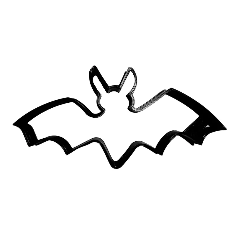 6-Piece Bat Outline Fondant Cutter Pack – 1.75 Inch Creepy-Cute Halloween Cupcake Topper (Usa Made, Fd116) 1