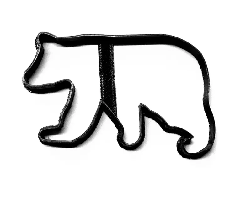 6-Piece Bear Trio (Black, Brown, Polar) Fondant Cutters For Animal-Themed Cupcakes – 1.75" 1