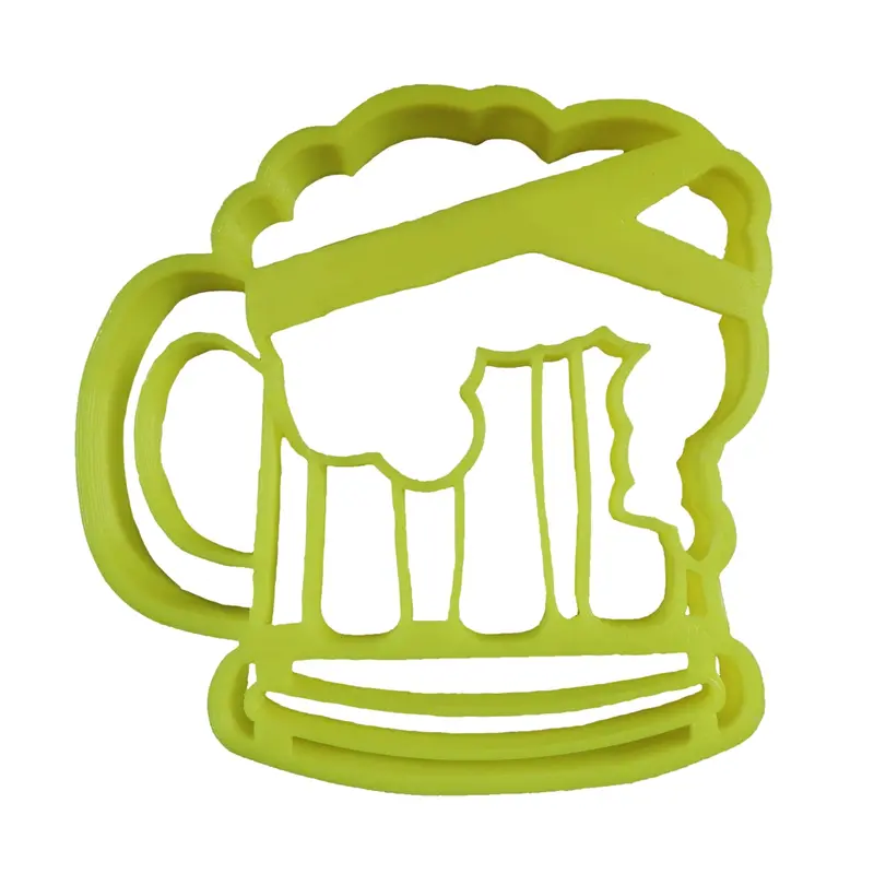 6-Piece Beer Mug & Soda Pop Fondant Cutters For Adult Beverage-Themed Cupcakes – 1.75" 1