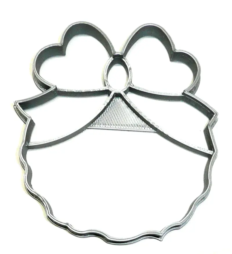 6-Piece Bow Tie Banner Fondant Cutter Kit For Cupcake Decorating – 1.75 Inch Size, Usa-Made (Model Fd2613) 1