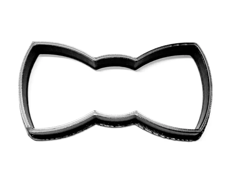 6-Piece Bow Tie Outline Fondant Cutter Set For Formal Or Wedding-Themed Cupcakes – 1.75 Inch, Made In Usa (Model Fd304) 1