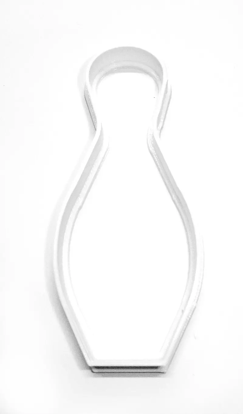 6-Piece Bowling Pin Outline Fondant Cutter Kit For Sports Party Desserts – 1.75 Inch, Usa Manufactured (Model Fd256) 1